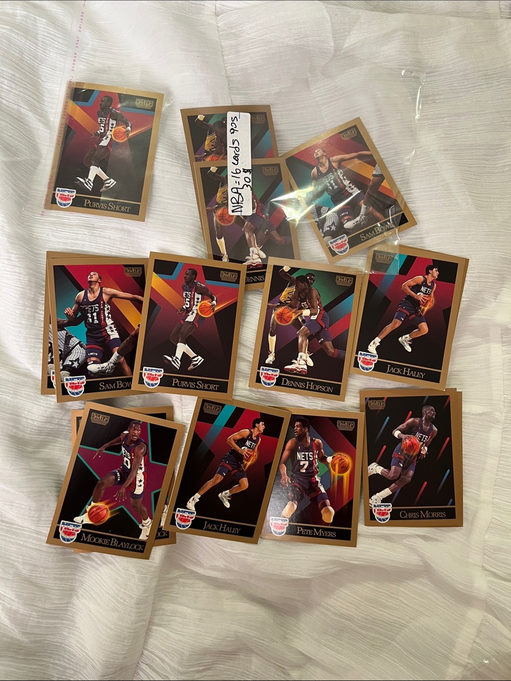 Upper Deck NBA Gold-Trim Trading Card Lot - Multi-Color Players